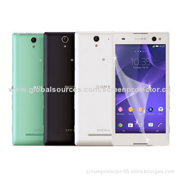 Anti-blue Light Silicone Screen Protectors for Sony Xperia C3, Effectively Anti Myopia
